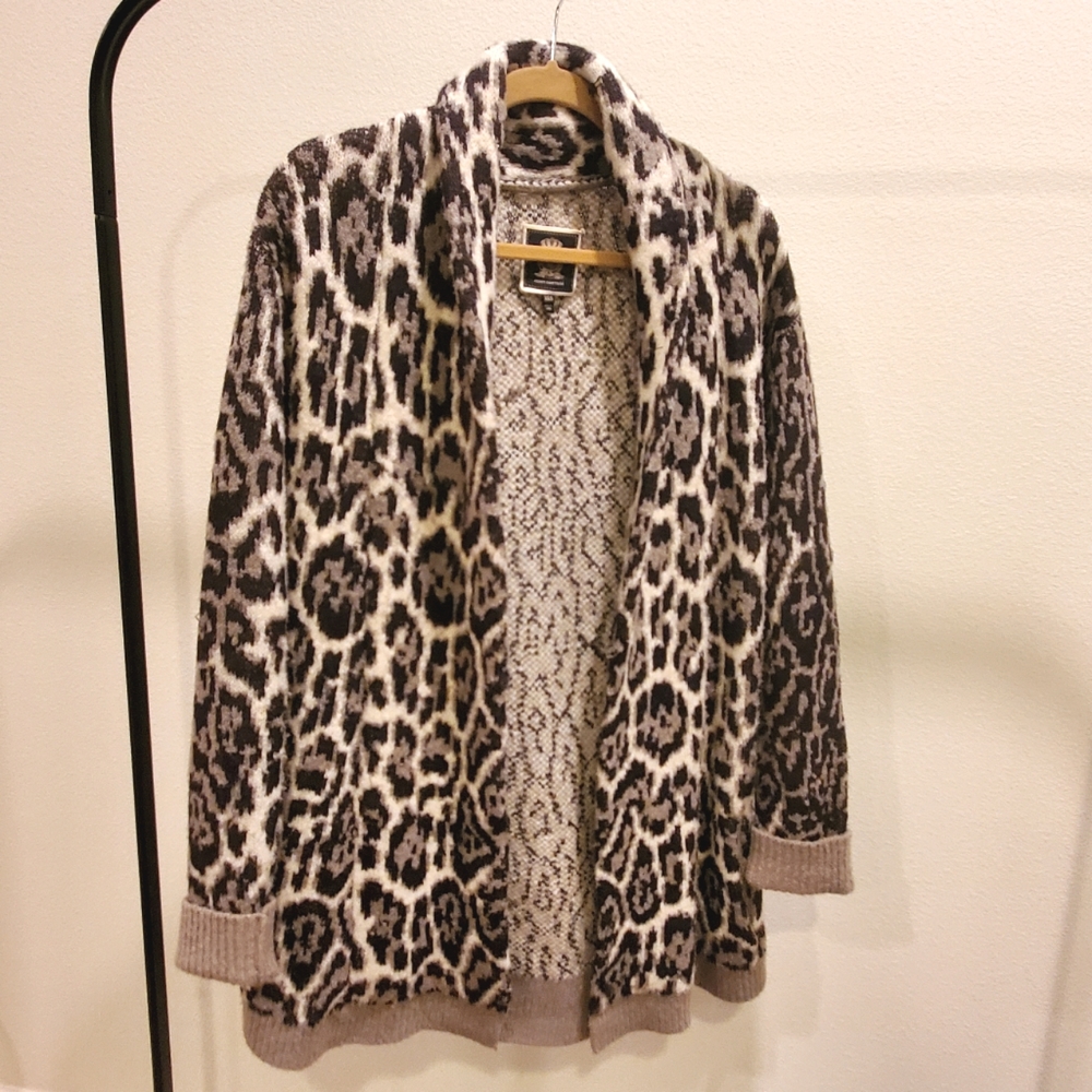 VINTAGE Y2K LEOPARD JUICY COUTURE SWEATER